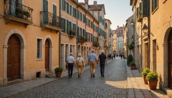 Vieille ville bayonne : remparts, ruelles colorées et cathédrale avec julienne et léon