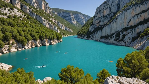 Les meilleurs spots de baignade dans les gorges du verdon avec le camping terra verdon
